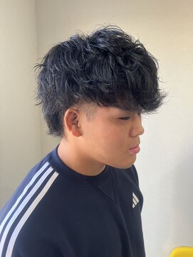 男一本 アトムズ(AtomZ) マレットパーマ！