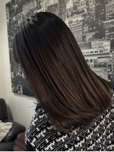 ナナナパレナ 梅田店(nanana parena)&nbsp;縮毛矯正×髪を労るブラウンカラーで整える美髪ケア