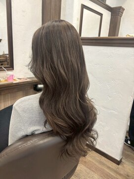 アミリー ひたち野うしく店(Amily) ハイライトバレイヤージュダブルカラーケアブリーチ20代30代