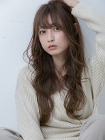 リソラ 池袋(LiSora)&nbsp;ミルクティーブロンド/デジタルパーマ/ダークブルー[池袋]