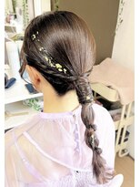 ジェミータ 横浜&nbsp;タイトおしゃれ編み下ろし【横浜/ヘアセット/ヘアメイク】