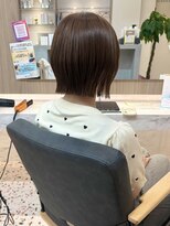 アンリー 四条烏丸店(Anree) 夏におすすめ◎ブリーチなしアッシュカラー×ぱつボブ