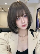 ロッソ 大橋店(Rosso) 暗髪のふんわり内巻きボブ【大橋】