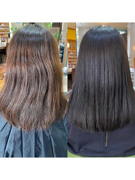 メロウ ヘア(mellow hair) mellow hairのストレートパーマ