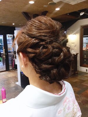 ≪土浦駅徒歩5分≫【ヘアセット￥3850～】結婚式や二次会、パーティーやちょっとしたお出掛けにも☆