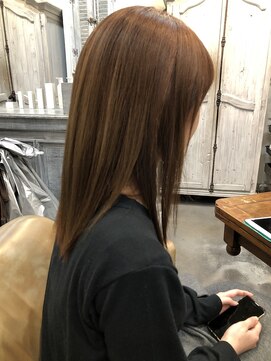 モワ 仙台(Mois) オリーブベージュ×N.ケラ熱髪質改善トリートメント