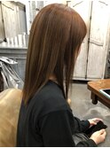 オリーブベージュ×N.ケラ熱髪質改善トリートメント