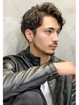 トルネード(TORNADO) アップバングナチュラルニュアンスパーマ　n218