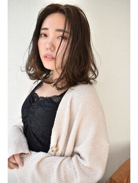 オーロ 西大寺店(ORO) センター分けミディ☆