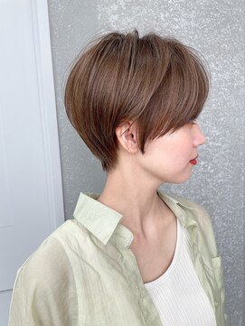 ロンドアヴァントゥス 池袋(Lond aventus) 20代から60代にオススメの束間ショート、ショコラベージュ