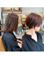 ロンド パルティール 大宮(Lond partir)&nbsp;グランマッシュ/細めハイライト/ショート/白髪ぼかし/前髪/大宮