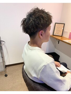 ラポードヘアークラフト(RAPPORD hair craft) ツイスパ刈上マッシュ