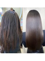 アンフィシュピトロワ(AnFye spi tlow)&nbsp;高難易度ジュエリーシステム【縮毛矯正】CALUREで艶髪ストレート