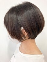 ヘッズ 本八幡店(HEADS)&nbsp;ミディアムヘア ショコラベージュ ボブルフ ベビーバング