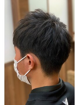 ヘアーサロン プアメリア(Puamelia) ジュニアカット黒髪おしゃれツーブロックナチュラルショート