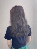 #イルミナカラー#シアーグレージュ#ロング