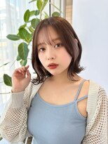 レイリー 原宿 表参道(Rayreee)&nbsp;くびれミディアムボブ/インナーカラーグレージュ