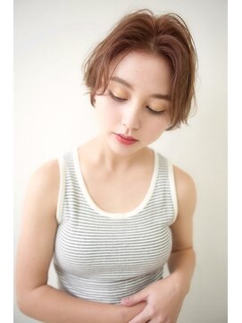 アール 北千住店(ar) ハンサムショート/流し前髪/20代30代40代/グレージュ/ 北千住