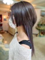 アルファ インタラクティブ エム フラワー(ALUFA interactive.M Flower)&nbsp;20代30代大人可愛いイヤリングカラーネイビー艶感