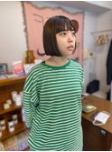 ミニボブ/ワイドバング/コンパクトボブ　渋谷