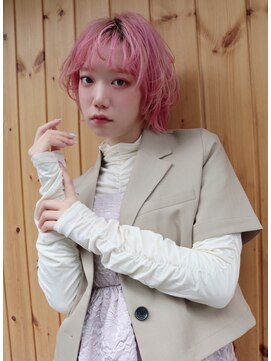 ブゾン(buZon) 【buZon ブゾン】マッシュウルフ×ホワイトピンク