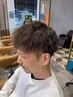 カット+パーマなんでもOK+毛穴クレンジング18040円　→　14370円
