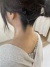後ろ姿も横顔もスッキリ♪うなじ＆もみあげWAX (70分)￥6,600→￥6,000