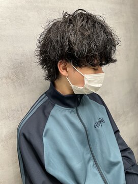 ネクスト 静岡店(NEXT) MEN'S HAIR カルマパーマ ダークアッシュ ニュアンスパーマ