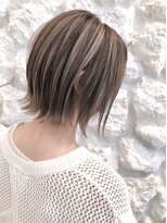 モアナバイヘッドライト 綱島店(Moana by HEADLIGHT)&nbsp;Moana【綱島】#ハイライト#ベージュ#ボブ#ケアブリーチ