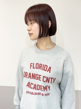 エレノア 新宿西口店(Eleanor) ミニボブ/レッドブラウン