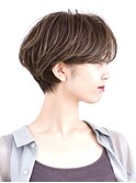 前髪/イメチェン/ウェーブパーマ/ショートヘア/30代/40代/50代