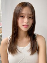 エトラ 渋谷店(etora) 前髪 ネビージュ ボブルフ 黒髪 ワンレン 小顔 "