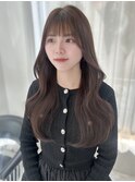 [votanふうか]チョコレートカラー/顔周り/天神韓国ヘア