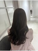 ブリーチなしグレージュカラー 透明感カラー グレージュ