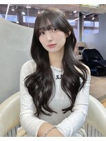 グロー 大宮(GLROW)&nbsp;□ 韓国大宮顔周りレイヤーカットハッシュカットグレージュ