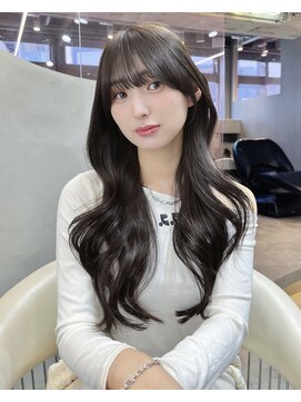 グロー 大宮(GLROW) □ 韓国大宮顔周りレイヤーカットハッシュカットグレージュ