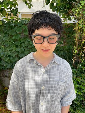 フェンヘアーアイス 中目黒(Fen.hair ici) 20代30代ベリーショートくせ毛風ニュアンスパーマ