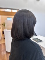 カペリ デ アーテ(Capelli di arte)&nbsp;ボブ/まとまるボブ/切りっぱなしボブ/ミルクティベージュカラー