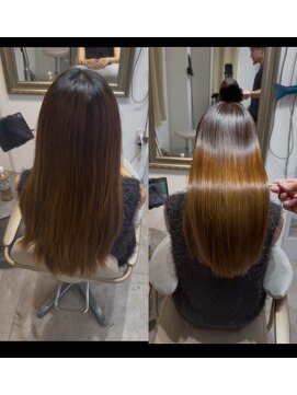 ボクノ 4号店(bokuno) 髪質改善矯正の仕上がり