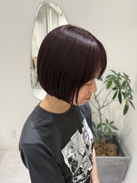 ジーナ 福岡天神(Zina) ミディアムヘア/暗めカラー/デザインカラー/髪質改善