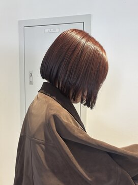 フォト イケブクロ(foto IKEBUKURO) 柔らか質感/冬の大人ボブ/暖色カラー