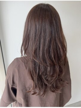 ピンクベージュ×レイヤー【盛岡｜向中野｜本宮】