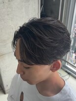 フィフス(fifth) 原宿毛流れセンターパートカットニュアンスパーマビジネスヘア