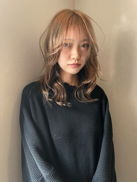 ソイ 下北沢(soi) レイヤーカット_ミルクティーベージュ_ローレイヤー