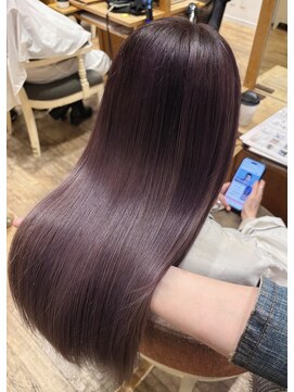 バイオレット 表参道店(Violet) ブリーチ2回髪質トリートメント艶髪ヘア