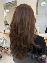 キャプチャー 橋本(Capture)&nbsp;レイヤーカット・ブリーチなし艶カラー・ベージュ