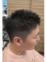 銀座マツナガ 神田店 20代30代40代爽やか刈り上げ短髪スパイキーショート