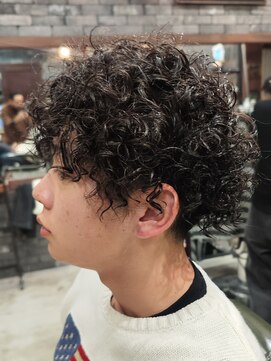 スリーセント 栄(3/cent) スパイラルパーマ/プードルパーマ/カーリーパーマ