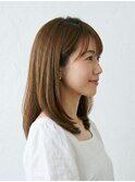 【オフィス◎】大人可愛い内巻きワンカールミディアム