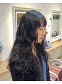 ロングパーマ